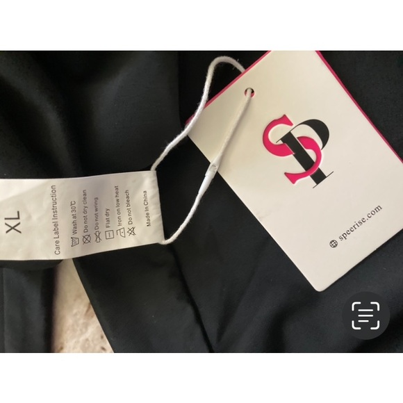 NWT SP black sleeveless body cone yoga, high quality, spandex, jumpsuit size XL - Picture 9 of 9